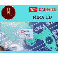 ประเก็นไอดี DAIHATSU MIRA ED 850CC L80(ไฟเบอร์)ยี่ห้อ skl มะลิอะไหล่