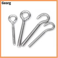 GEORG 1Pc ระบบกันสะเทือนของรถ สกรูตาแกะ เครื่องมือตัวยึด 304สแตนเลสสตีล ตะขอแขวนแบบแขวน ทนทานต่อการใช้งาน โดยไม่ต้องถั่ว แหวนสลักเกลียว ฮาร์ดแวร์สำหรับคลังสินค้า