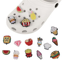 Cave Shoes ตกแต่งสำหรับ Crocs Buckle อุปกรณ์เสริม PVC Shoes Flower Cartoon Shoes Accessories