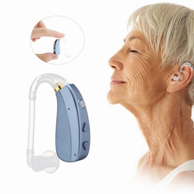 ZZOOI 1PCS Digital Hearing Aid Sound Amplifier Rechargeable 3 Modes Noise Reduction for Deaf Elderly Ear Care Wireless Earplug T201A
