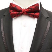 Mens Bow Tie ใหม่แฟชั่นผู้ชายเกาหลีรุ่นโพลีเอสเตอร์ผ้าไหม Double Bow Ties สำหรับผู้ชายงานแต่งงานธุรกิจอย่างเป็นทางการ Use