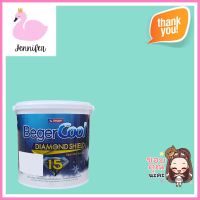 สีน้ำทาภายนอก BEGER COOL DIAMONDSHIELD 15 สี CRYSTALYN #048-4 กึ่งเงา 9 ลิตรWATER-BASED EXTERIOR PAINT BEGER COOL DIAMONDSHIELD 15 CRYSTALYN #048-4 SEMI-GLOSS 9L **ราคาดีที่สุด**