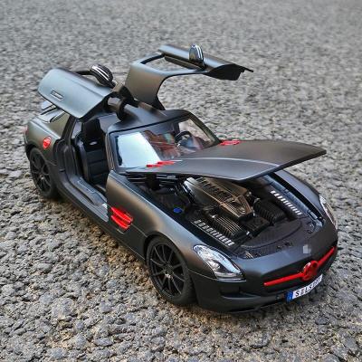 1:32เบนซิน SLS AMG-GT อัลลอยรถสปอร์ตรุ่นรถยนต์ของเล่นโลหะโมเดลรถจำลองเสียงแสงคอลเลกชันของขวัญเด็ก826