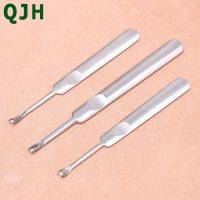 Leather Grooving Tool Peeling Tool Edge Chamfering Tool Suture Line Stainless Steel U V Type Grooving Tool DIY Leather Craft Too