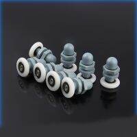 8pcs 23/25/27mm Single Straight ABS Plastic Pulley Runner Wheel Shower Cabin Rollers Sliding Glass Door Rollers For Shower Room