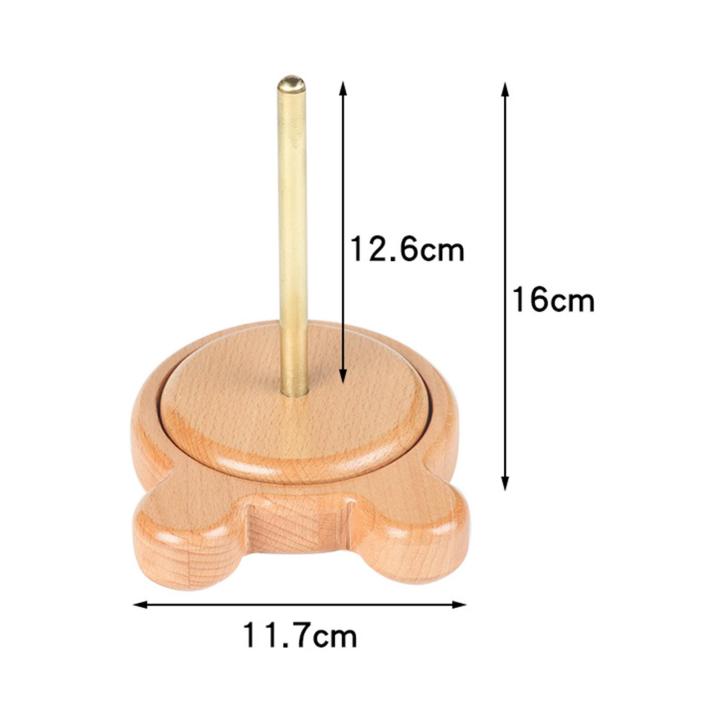 เครื่องมือตัดเย็บแกนหมุนที่ถือม้วนด้ายไม้-toolsnest-สำหรับถักนิตติ้งถักโครเชต์งานฝีมือศิลปะ