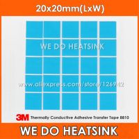 [HOY] 100pcs 20x20mm 3M 8810 High Performance Thermal Transfer Double Sided Tape Acrylic Adhesive