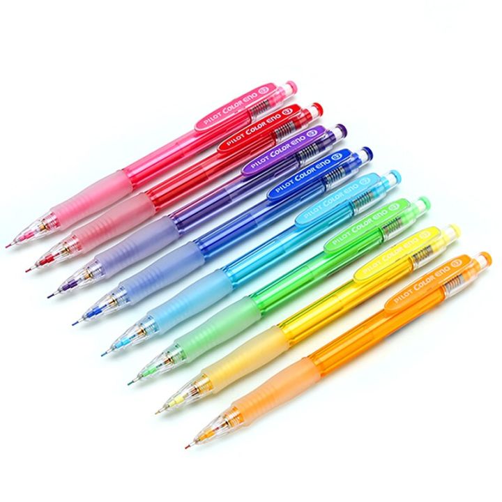pilot-color-eno-mechanical-pencil-hcr-197-0-7mm-for-sketch-manga-design-writing-plcr-7-color-pencil-lead
