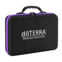 เคสหอมระเหยสำหรับ Doterra 60สล็อต5มล. 10มล. 15มล. ถุงจัดระเบียบจัดเก็บของน้ำมันหอมระเหยสำหรับขวดลูกกลิ้งกระเป๋าเดินทางซิปล็อค