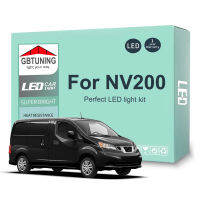 9ชิ้น LED ภายในหลอดไฟชุดสำหรับนิสสัน NV200 2010-2016 2017 2018 2019 2020 2021รถอ่านแผนที่ลำต้นโคมไฟ C An BUS ไม่มีข้อผิดพลาด