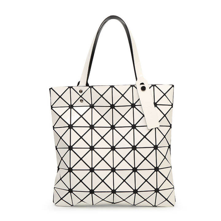 geometric-diamond-pattern-bag-women-s-bag-2023-summer-new-one-shoulder-portable-japanese-style-trendy-bag-stylish-bag-กระเป๋า