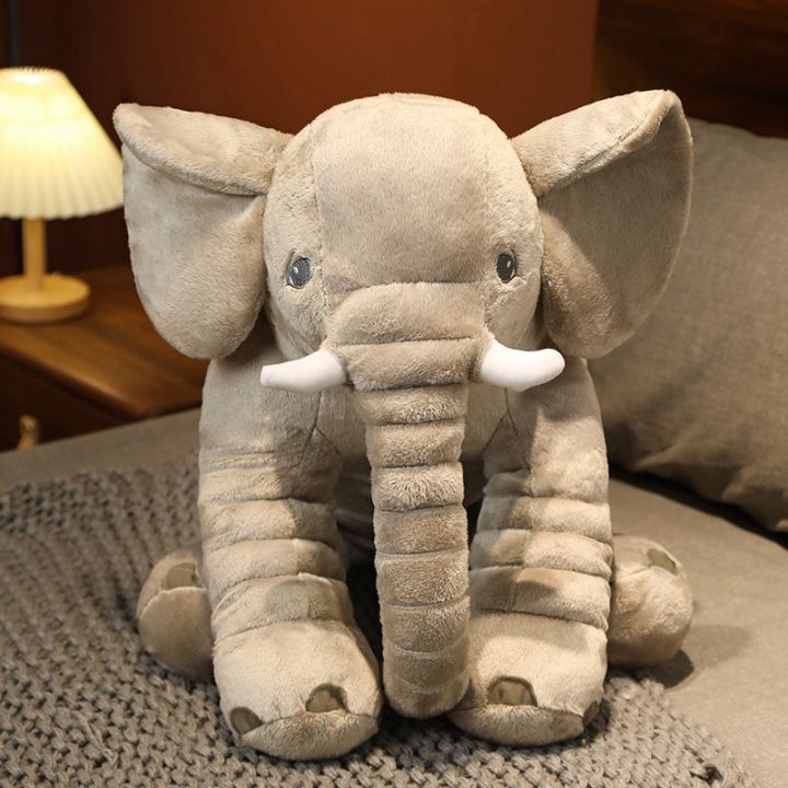 ช้างยัดนุ่มสำหรับเด็กทารกขนาด60ซม-ตุ๊กตาเพลย์เมทของเล่นเด็กรูปช้างของเล่นหมอนตุ๊กตายัดไส้ตุ๊กตาของขวัญเด็ก