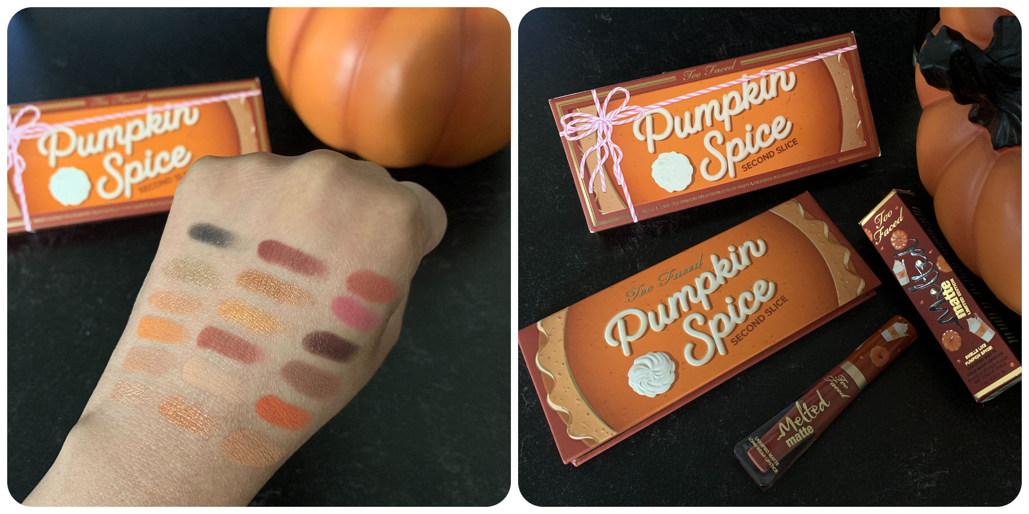 BONITA U ❤️ Too Faced Pumpkin Spice Second Slice Eyeshadow Palette  พาเลทอายแชโดว์ 18 เฉดสี | Lazada.co.th