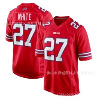 ☊✌✴ NFL Football Jersey Bills 27 Red Bills TreDavious White Jersey