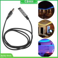 CBHH สำหรับ RGB 3528 5050ไฟ Led 4ข้อต่อหัวเข็มหมุดตัวเมีย USB DC 5V 3ปุ่มตัวควบคุมแถบอาร์จีบี