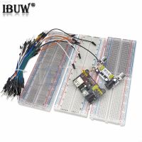 1PCS MB-102 MB102 Breadboard 830 / 400 Point Solderless PCB Bread Board transparent Test Develop DIY Black White For Arduino WATTY Electronics