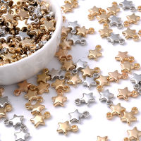 50pcs Satr CCB Beads Gold Charm Pendant Beads for Jewelry Making DIY Bracelet Metal Color Loose Spacer Bead Accessories