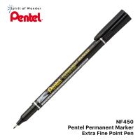 Pentel ปากกาเคมี ปากกาเขียนซีดี เพนเทล NF450 - หมึกสีดำ