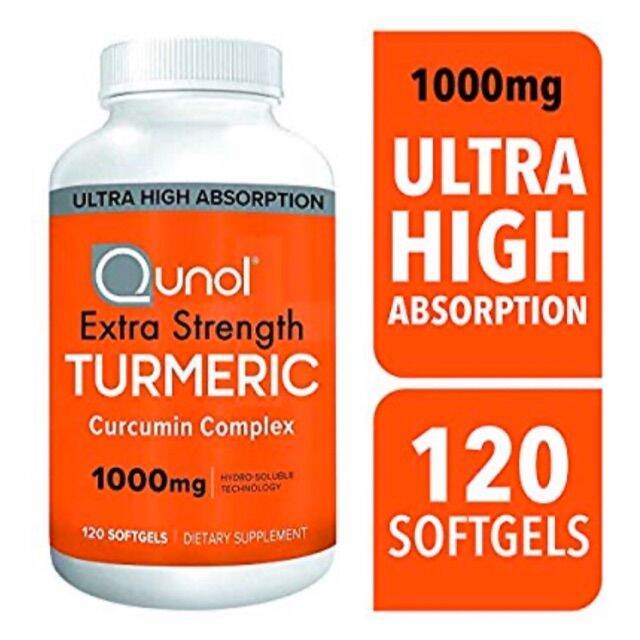 (ORIGINAL) Qunol Turmeric Curcumin Extra Strength 60 120 softgels 1000mg Immune Lazada Indonesia