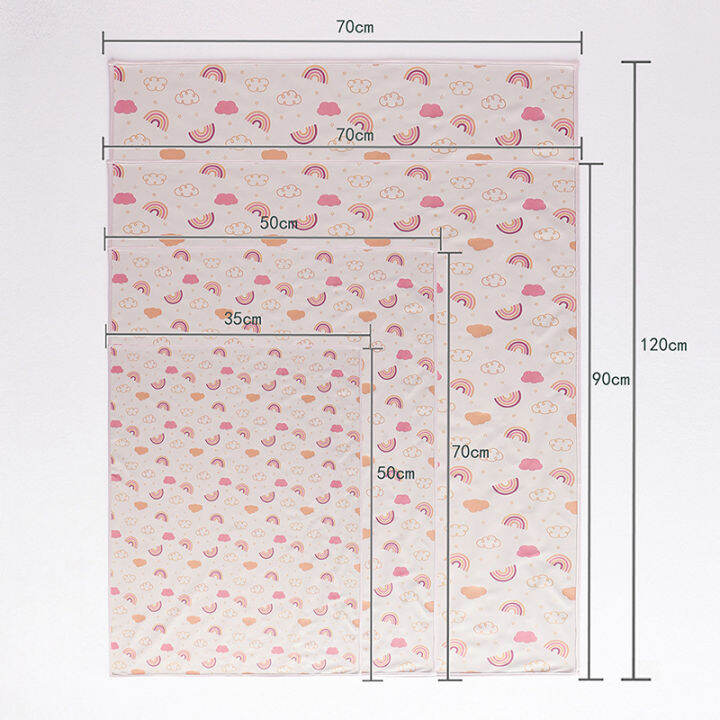 ขนาดใหญ่เด็กทารกเปลี่ยนเสื่อปกผ้าอ้อมที่นอนเตียงเปลี่ยนผ้าห่ม-pu-กันน้ำนุ่มทำความสะอาดง่ายเสื่อปิคนิค-zptcm3861