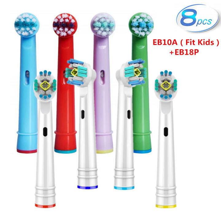 หัวแปรงแปรงสีฟันไฟฟ้าสำหรับ-un-oral-b-3d-whitning-หัวแปรงสีฟันขายส่ง8pcs-หัวแปรงสีฟันสำหรับเด็กและผู้ใหญ่-xnj