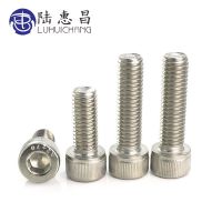 LUHUICHANG Hexagon Hex Socket Head Cap Screw M1.6 M2 M2.5 M3 M4 M5 M6 Stainless Steel Allen Bolt DIN912 Hex Screw with Key