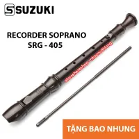 Sáo Suzuki Recorder Soprano SRG-405 key G (Đen)