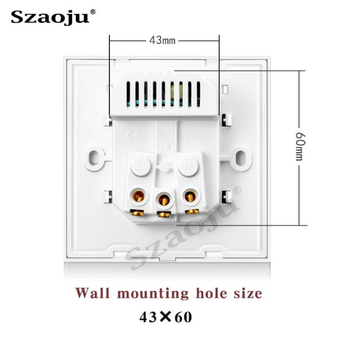 new-popular89-szaojuusb-wall-socket-ซ็อกเก็ตชาร์จผนัง2-1a-germanbase-16a110-250v-schuko-f-plug-temperedpanel