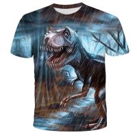 3D Boys Girls Clothes Juras sic Park T shirt Kids Funny Dinosaur Printed Dino Tshirt Cartoon Toddler Children Casual Summer Tops