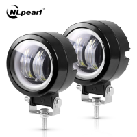 NLpearl 3"; Motorcycle Led Fog Light 20W Spotlight LED Light Bar Work Light Off Road 12V 24V Running Lights Boat Truck 4x4 A