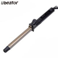 Ubeator กรวยเซรามิกเคลือบสีทองสําหรับดัดผม sge