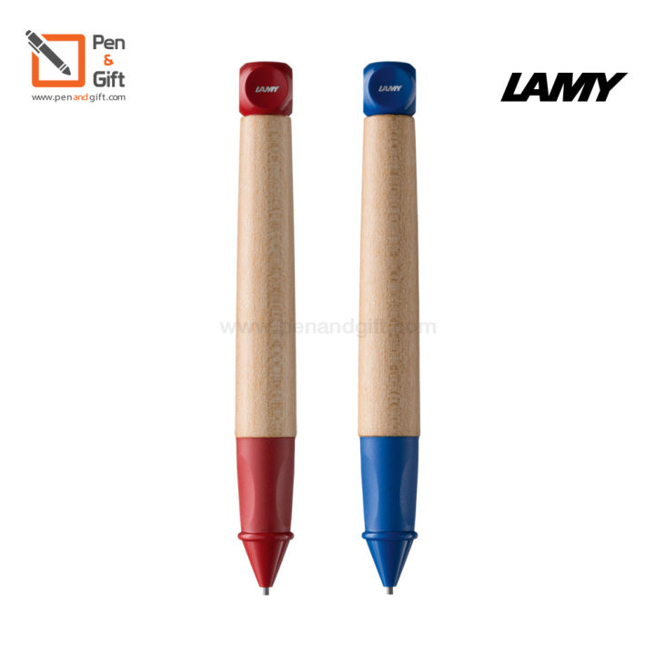 lamy-abc-mechanical-pencil-blue-red-with-warranty-card-ดินสอกดลามี่-เอบีซี-สีน้ำเงิน-สีแดง-พร้อมกล่องและใบรับประกัน-ของแท้-100-penandgift
