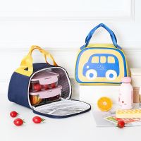 ✇◊ Portable Cooler Bag Ice Pack Lunch Box Cartoon Car Insulated Thermal Food Picnic Bags Pouch For Women Girl Kids Children