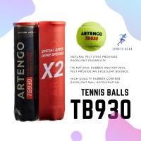 ARTENGO ลูกเทนนิส รุ่น TB920 Speed แพ็ค 4 ลูก (สีเหลือง) ( Tennis Ball TB930 Speed 4-Pack - Yellow ) ไม้เทนนิส Tennis Rackets ลูกเทนนิส Tennis Balls