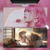 Two-Dimensional Beauty Mouse Pad Oversized Cute Girl Unique Beautiful Simple Office Thickened Customized Desk