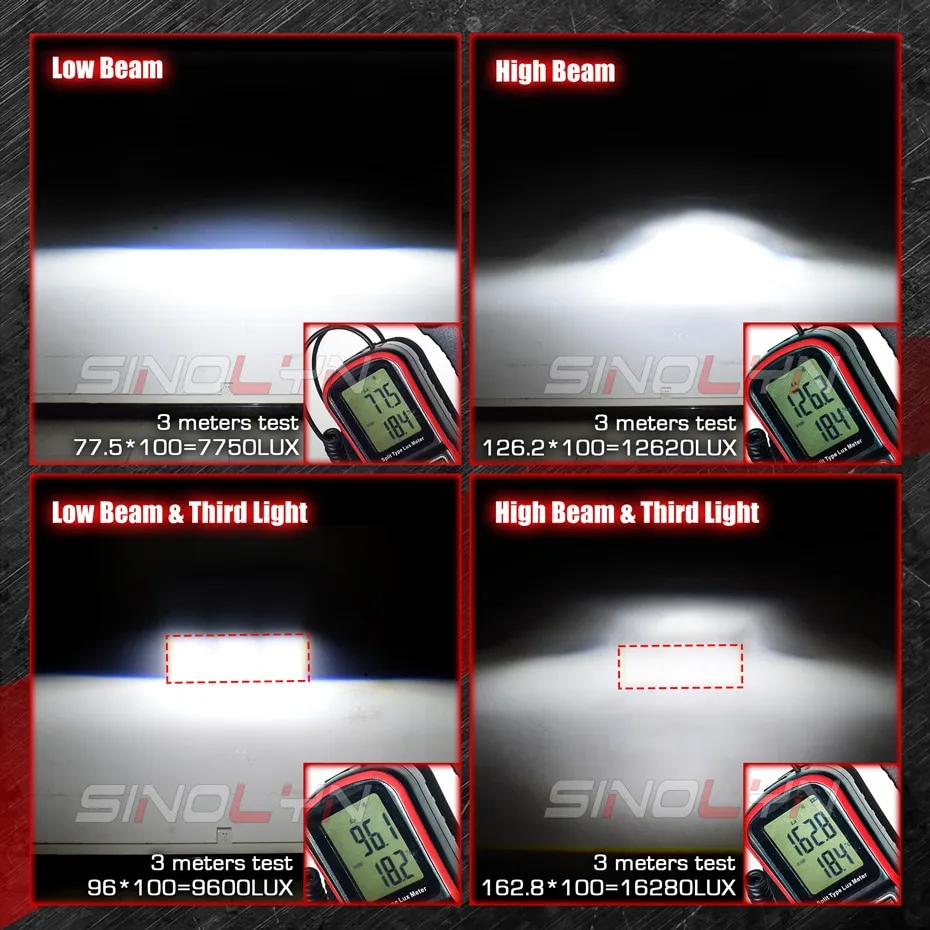 Sinolyn 3 inch 3000k 6000k Bi LED Nebelscheinwerfer Hyperboloid Matrix LED  Nebel linse Auto Lichter Projektor
