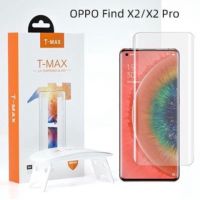 T-แก้วอุณหภูมิสูงสุดสำหรับ OPPO Reno 10 Pro 5G 8T 5G 9 Pro + 6 5 4 3 Pro Find X X2 X3 X5 Pro ปกป้องหน้าจอกันรังสียูวีใสแบบเต็มรูปแบบ