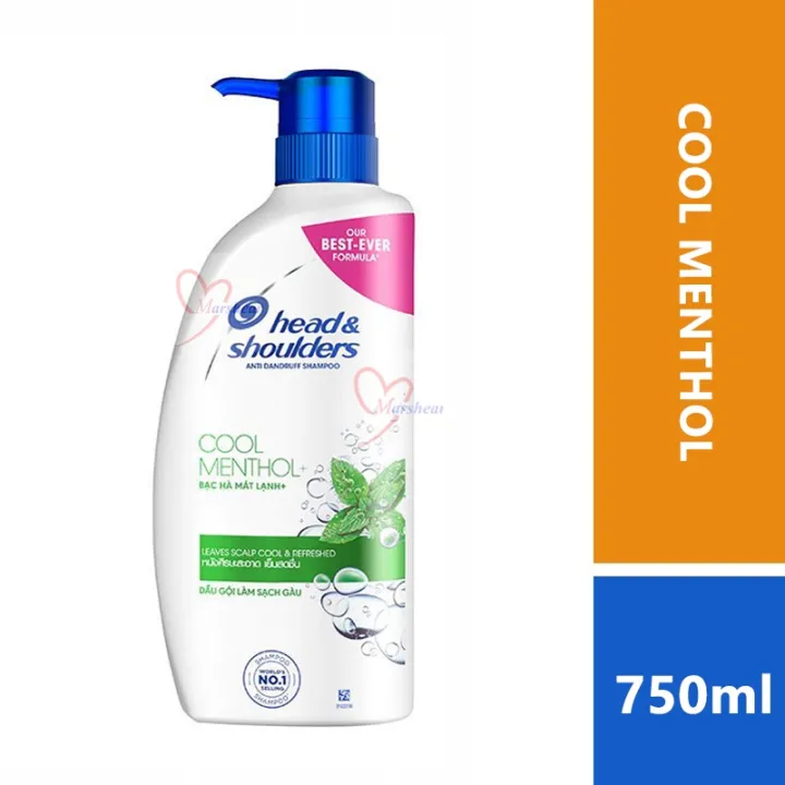 Head and shoulders Shampoo Cool menthol & Smooth Silky Apple fresh