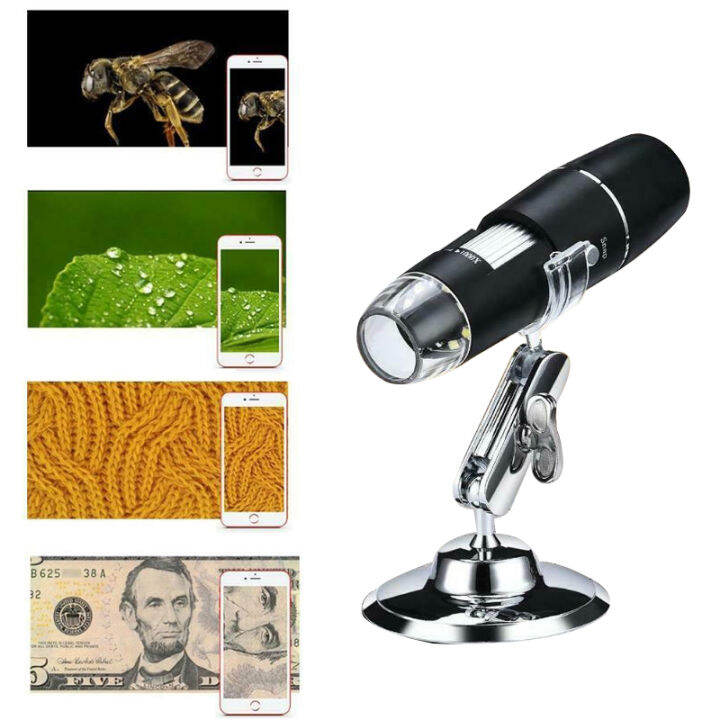 UNI Digital WiFi Microscope 1000X Zoom Magnifying Glass HD Camera for