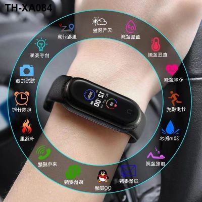 The new 2022 huawei general intelligent couple bracelets for men and women students movement waterproof step gauge alarm watches