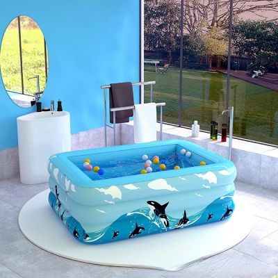 New Summer Thickened Inflatable Swimming Pool Family Kids Children Adult Play Bathtub Outdoor Indoor Water Swimming Pool Home