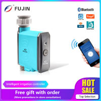 FUJIN Tuya เครื่องตั้งเวลารดน้ำต้นไม้อัจฉริยะ,ระบบ WiFi บลูทูธอัจฉริยะตั้งเวลารดน้ำในสวนอัตโนมัติรีโมทคอนโทรลสำหรับโทรศัพท์มือถือ