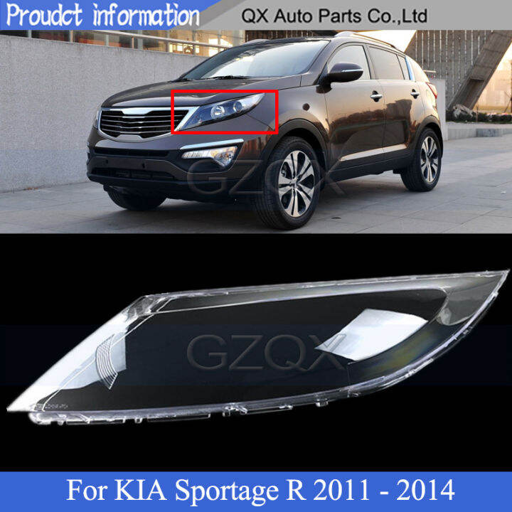 CAPQX Front bumper headlight Cover For KIA Sportage R 2011 2012 2013