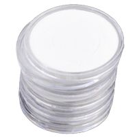 180 Pcs 46mm Coin Cases Capsules Holder Applied Clear Plastic Round Storage Box