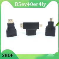 B5ev40er4ly Shop 3 types HDMI-compatible Mini Micro male to HDMI-compatible Female Adapter Converter Connector for HDTV Adapter Cable