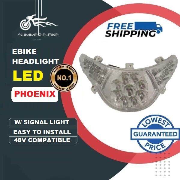 Ebike Headlight assembly with led and signal for Romai phoenix, Head ...