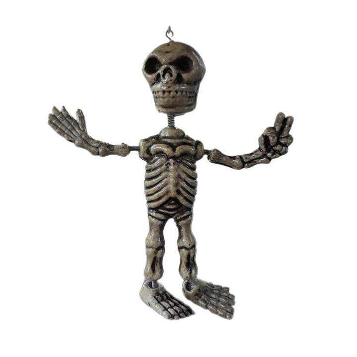 skull-car-accessories-skull-rear-view-mirror-accessories-goth-gift-funny-swinging-skeleton-decor-resin-car-charm-ornament-halloween-car-interior-accessories-respectable