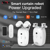 Tuya Wifi BT Smart Curtains Robot Wireless Automatic Curtain Opener Voice Remote Control Curtain Motor for Alexa Google Home