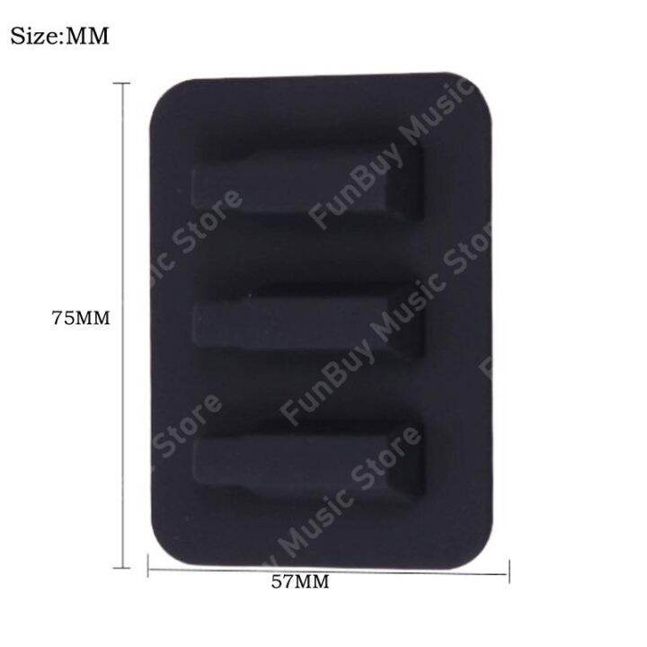 10pcs-acoustic-classical-guitar-practice-mute-silencer-pad-silencer-pad-black-ruer-guitar-accessories