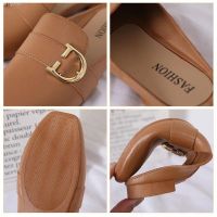 COD รองเท้าแตะผู้หญิงwomens sandals₪พร้อมส่งงานเกาหลี(3สี)รองเท้าแตะแนวโคเรีย นุ่มสุดๆ สายหนังก็นุ่ม